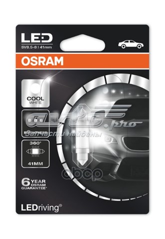 6499CW01B Osram Лампочка плафону освітлення салону/кабіни