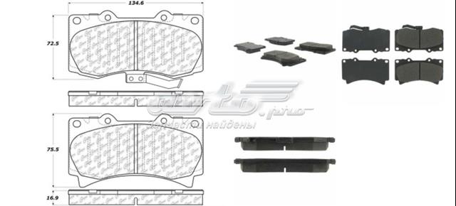 Купити 10211190 Centric Parts Колодки гальмівні передні, дискові