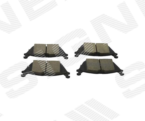 BPDGR0006SET Signeda Колодки гальмівні задні, дискові