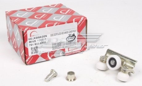 Ролик двері бічної/зсувної, правий нижній Rotweiss RWS10551 ціна, від 8.87 USD