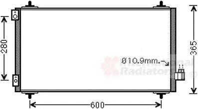 Конденсатор кондиціонера VAN Wezel 9005271 ціна, від 110.28 USD