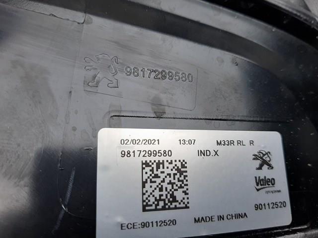 Купити 9817299580 Peugeot/Citroen Задня права фара