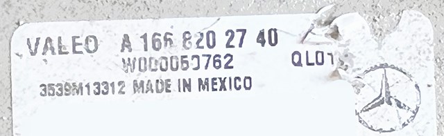 A1668202740 Mercedes 