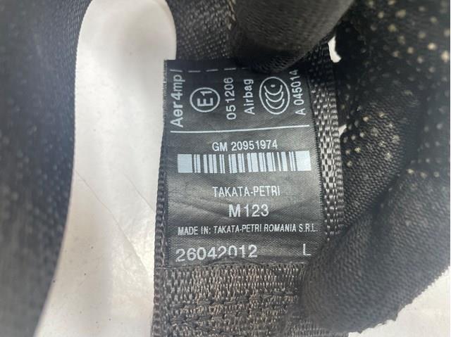 Пасок безпеки передній лівий General Motors 20951974 ціна, від 38.00 USD