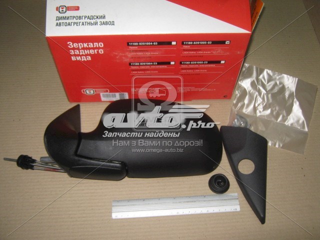 11180820100503 Lada Дзеркало заднього виду, ліве