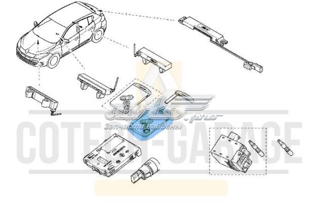 Ключ замка запалювання Renault Laguna 3 (KT0) (Рено Лагуна)