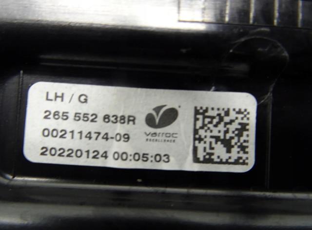 265552638R Renault (RVI) Задня ліва фара