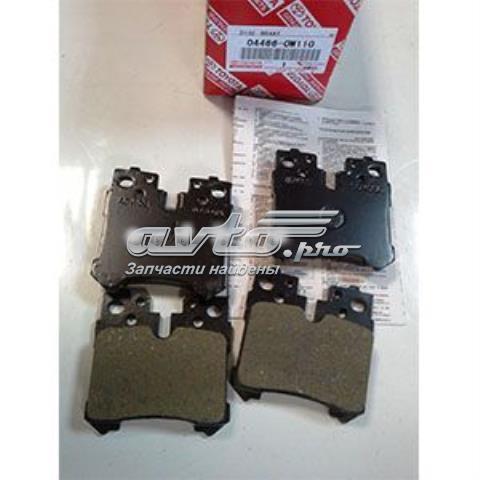 Купити 044660W110 Toyota Задні колодки