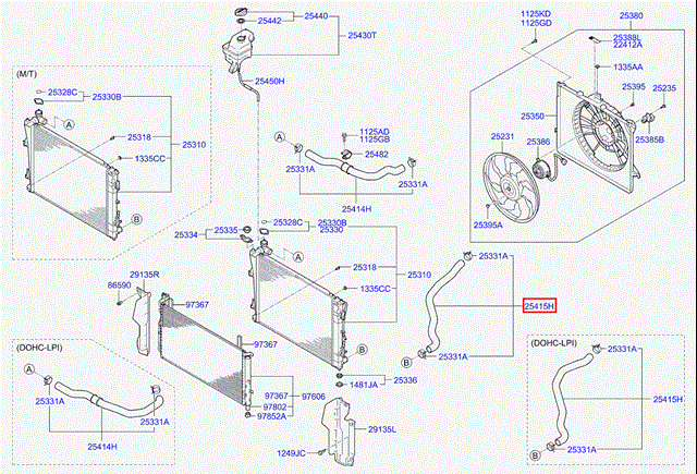 PXNLA248L Parts-Mall шланг/патрубок радіатора охолодження, нижній