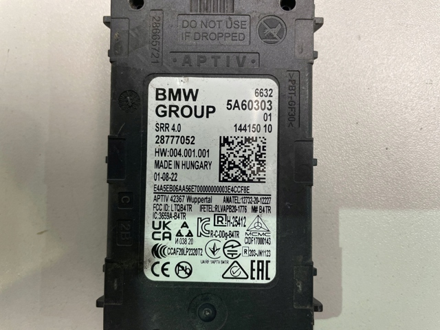 Купити 5A60303 BMW Датчик контролю мертвої зони, задній