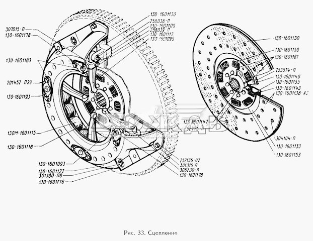 Диск зчеплення FD330 Trialli