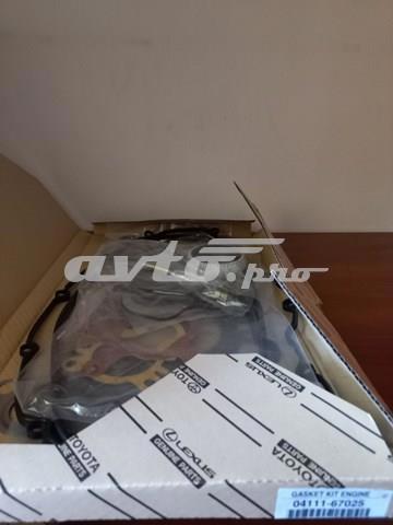 Комплект прокладок двигуна, повний Toyota 0411167142 ціна, від 82.31 USD