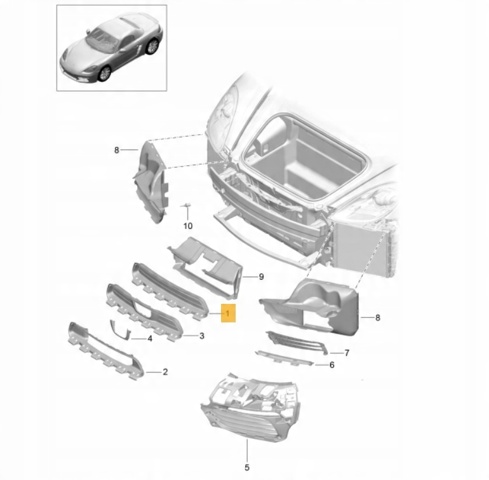 Купити 982807681AOK1 Porsche 
