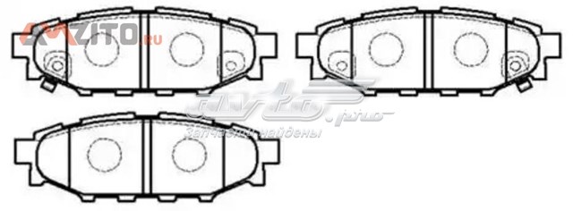 Купити HP8433 HSB Задні колодки