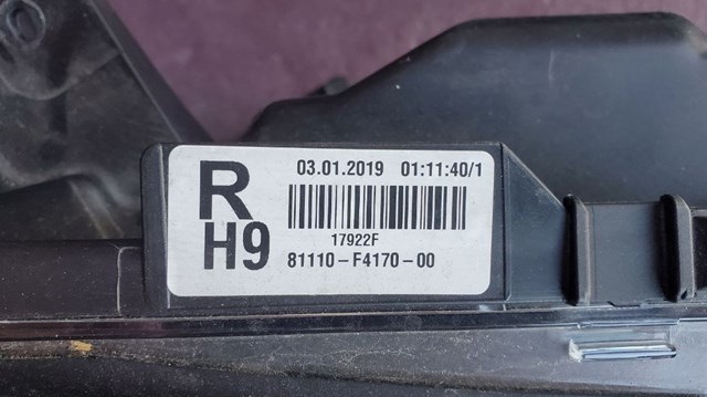 Фара права 81110F4170 Toyota