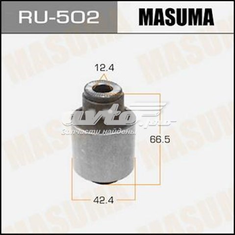 Сайлентблок заднього нижнього важеля Masuma RU502 ціна, від 6.92 USD