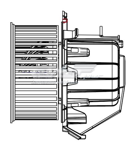 LFH2004 Luzar двигун вентилятора пічки (обігрівача салону)