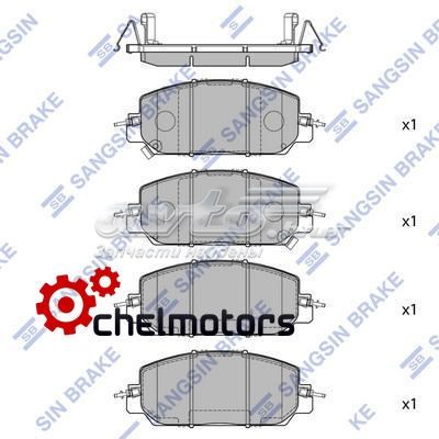 Гальмівні колодки Sangsin SP4176 ціна, від 35.17 USD
