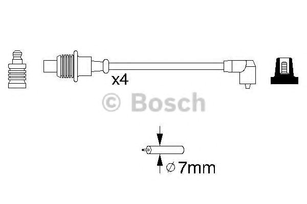 986356854 Bosch Проводи високовольтні