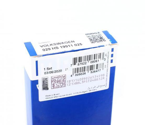Вкладиші колінвала, корінні, комплект, 1-й ремонт (+0,25) 029HS19911025 Mahle Original
