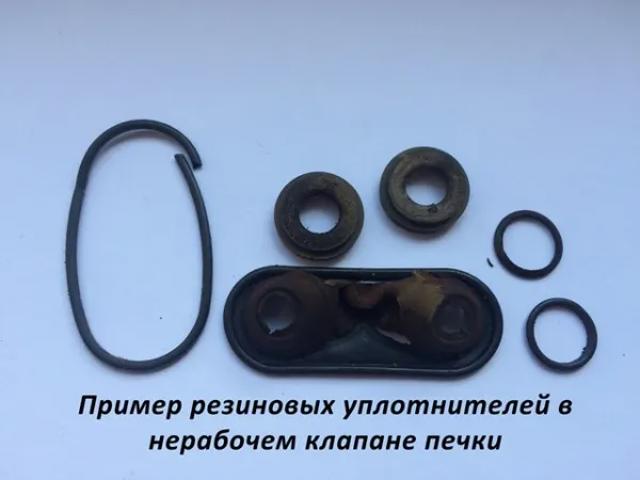 Ремкомплект крану грубки (пічки) Klifex VN2201