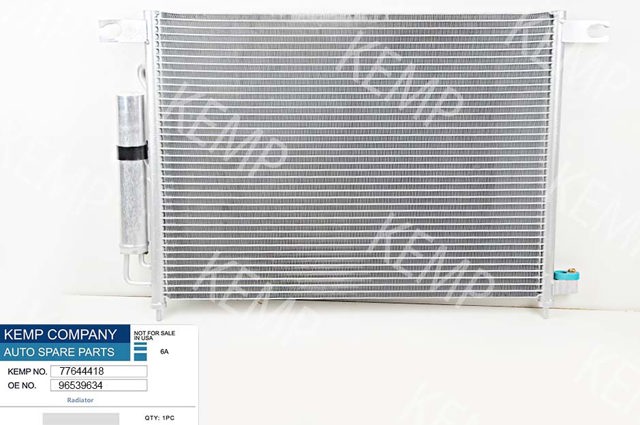 Конденсатор кондиціонера Kemp 77644418 ціна, від 80.18 USD