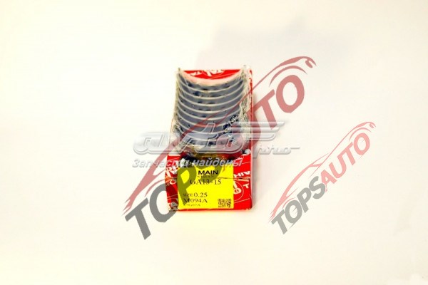 Вкладиші колінвала, корінні, комплект, 1-й ремонт (+0,25) Taiho M094A025