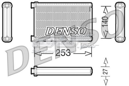 Радіатор пічки (обігрівача) DRR05005 DENSO