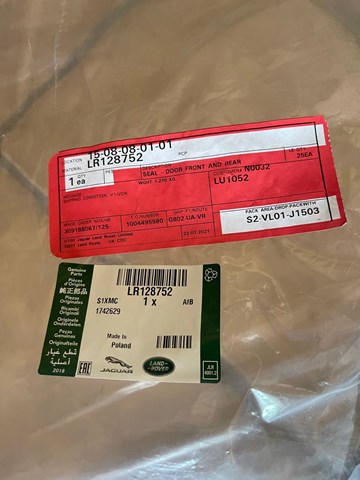  LR128752 Land Rover
