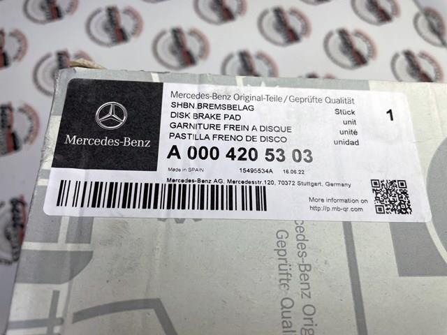Гальмівні колодки Mercedes A0004205303 ціна, від 56.17 USD