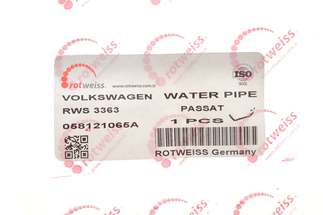 Шланг/патрубок системи охолодження Rotweiss RWS3363 ціна, від 10.45 USD