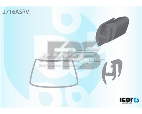 Автоскло Icor GS2096P110X ціна, від 46.65 USD