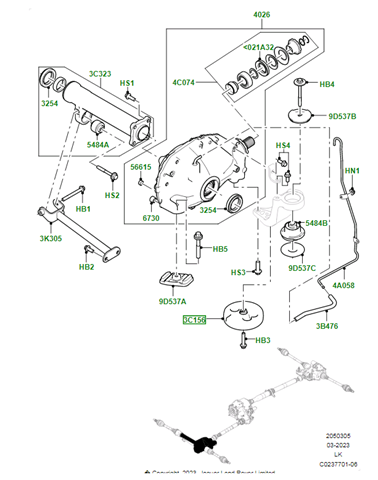 CPLA4B148BC Land Rover 