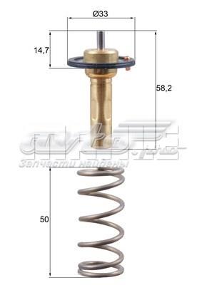 TX26589D Mahle Original Корпус термостата в зборі