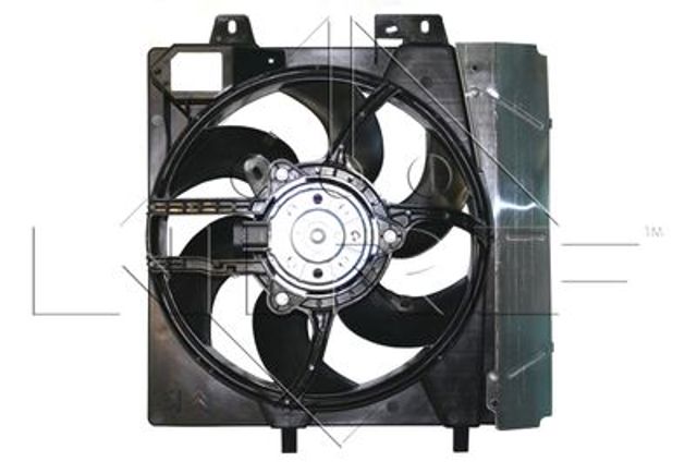 Дифузор радіатора охолодження, в зборі з двигуном і крильчаткою 47336 NRF