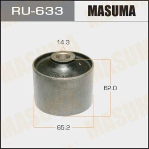 Купити RU633 Masuma Сайлентблок заднього поздовжнього нижнього важеля