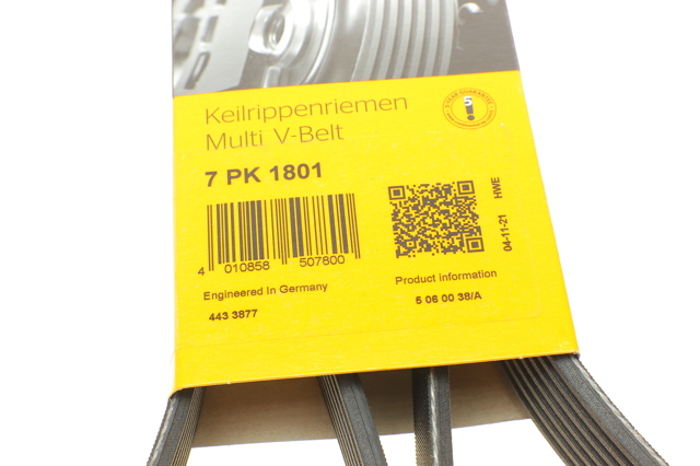 Ремінь генератора 7PK1801 Continental/Siemens
