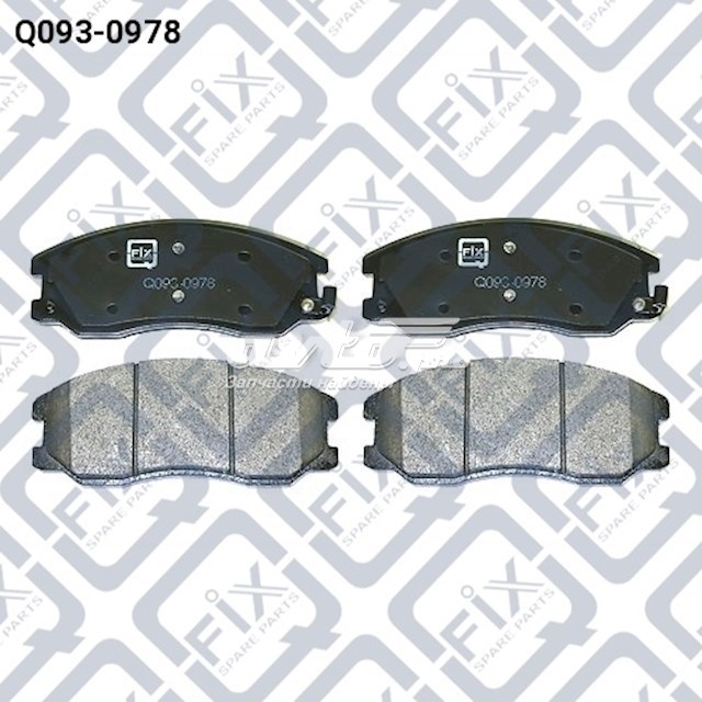Передні тормозні колодки Q0930978 Q-fix