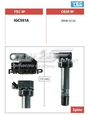 Котушка запалювання YEC IGC501A ціна, від 34.16 USD