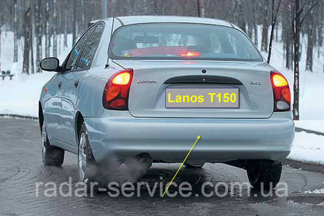 ATF69Y02804012 ZAZ Буфер (бампер) задній