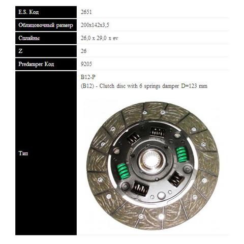 1002551 Autotechteile Диск зчеплення