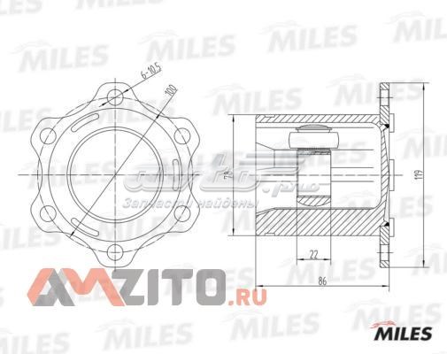 Купити GA10008 Miles Граната внутрішня ліва