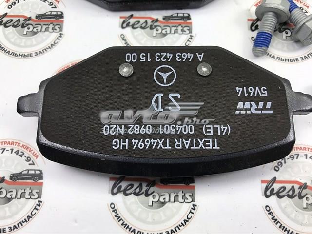 A0004205102 Mercedes Колодки гальмівні задні, дискові