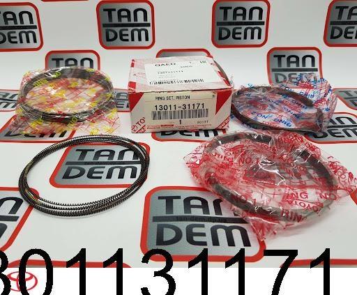 Стандартні поршневі кільця в комплекті Toyota 1301131171