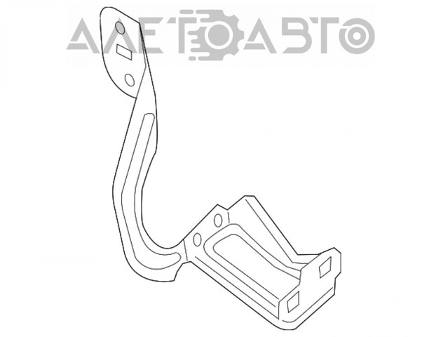 Завіса капота права FPS FP2830286 ціна, від 16.64 USD