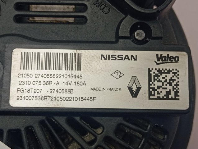 Купити 231007536R Renault (RVI) Генератор