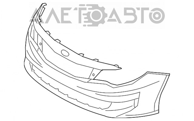 Бампер передній 86511D5000 Hyundai/Kia