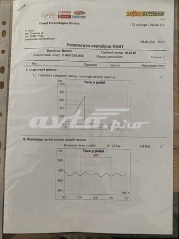 Паливний насос високого тиску 0445010045 Bosch