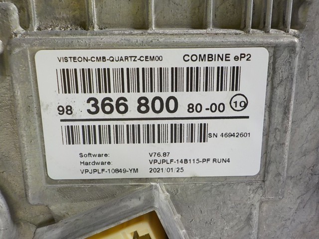 9836680080 Peugeot/Citroen Щиток приладів