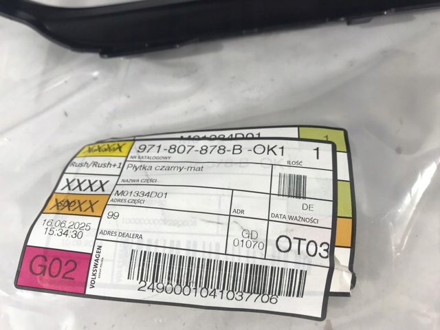  Porsche 971807878BOK1